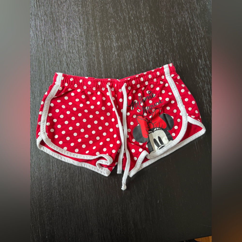 Red Polka Dot Minnie Mouse Shorts (Like NEW)